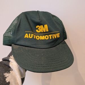 Vintage 3m Automotive Green Cap
